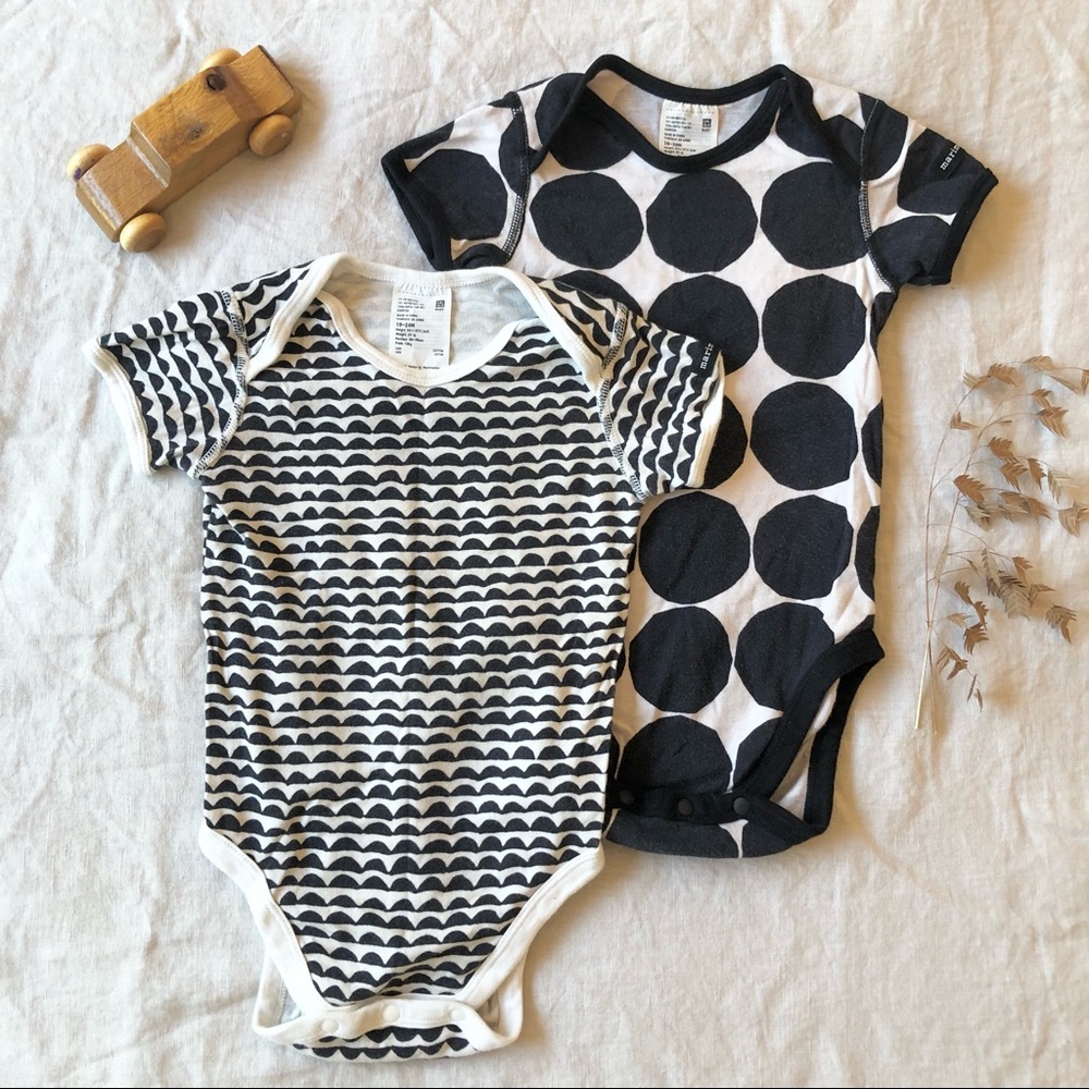 Uniqlo marimekko collection onesies 2 pack